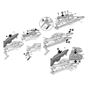 SHAD H0CX56ST Top Kit Honda CB500X 13-23 NX500 24-25