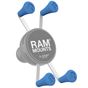 RAM® X-Grip® Blue Rubber Cap 4-Pack