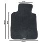 Driver Car Mat Simoni Racing Solo Black 1 Piece