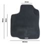 Driver Car Mat Simoni Racing Solo C Black 1 Piece