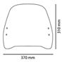 Windshield PUIG 20363H Traffic Smoke Honda SH 125-150-350 20-