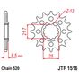 JT JTF1516.17 Front Sprocket Kawasaki ZX-10R 520 Chain Conversion