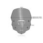 WRS Windscreen Touring 45,5 cm Honda Transalp 750