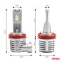 Λάμπες LED Σετ AMIO H8/Η9/Η11 10-16V 40W 6.500K 4400lm (ΨΥΚΤΡΑ) X1 SERIES 2ΤΕΜ.