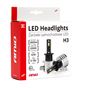 ΛΑΜΠΕΣ LED H3 H-SERIES 9>18V 42W 6500K 3600lm +200% CSP LED  AMiO - 2 TEM.