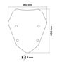 Ζελατίνα Malossi Dark Smoke Για VOGE SR1 ADV 125