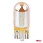 Amio – Λάμπες Αλογόνου WY5W W2.1x9.5d Καρφωτές 12V 5W Πορτοκαλί Lumitec για Φλας – Σετ 2 Τεμ. (04626/AM)