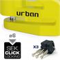 Urban Κλειδαριά Δισκοφρένου UR206T Κίτρινο(6 mm)