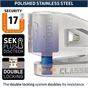 Κλειδαριά Δισκοφρένου Urban UR210S SRA Inox Steel (10 mm)