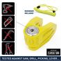 Κλειδαριά Δισκοφρένου Urban UR210Y SRA Steel Yellow (10 mm)
