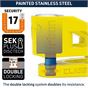 Κλειδαριά Δισκοφρένου Urban UR210Y SRA Steel Yellow (10 mm)