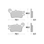 Τακάκια πίσω DP BRAKES Standard DP120