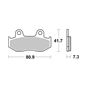 Σετ Τακάκια Εμπρός SBS 104HF FA92-323/2 HONDA XL 350 R