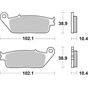 Motorcycle Brake pads SBS 181CT FA196 MAXI SCOOTER 125-249CCM