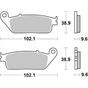 Τακάκια μοτοσυκλετών SBS 630HF FA196 STD FR/RR