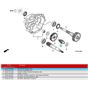 Άξονας Σασμάν Γνήσιος HONDA Για SH 300 07-10