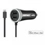 Car charger 12 / 24V iPhone lightning + 2xUSB 2.4A Pro