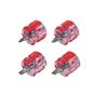Bikeservice 4 PieceMini Stubby Set Screwdriver