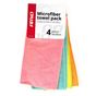 Πανιά Σετ Καθαρισμού Microfiber Amio 30X30cm 4τμχ