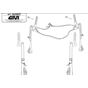 Kit with long brackets for S650 Child's seat