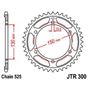 Rear sprocket JT JTR300 48 Teeth