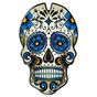 Tank Protector PUIG 3673A Skull Blue