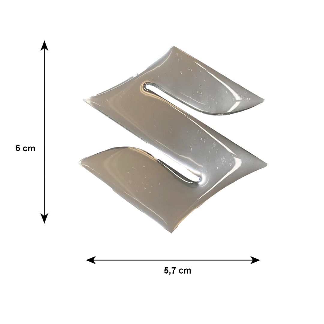 Αυτοκόλλητο Suzuki 6 Χ 5,7 CM Χρώμιο