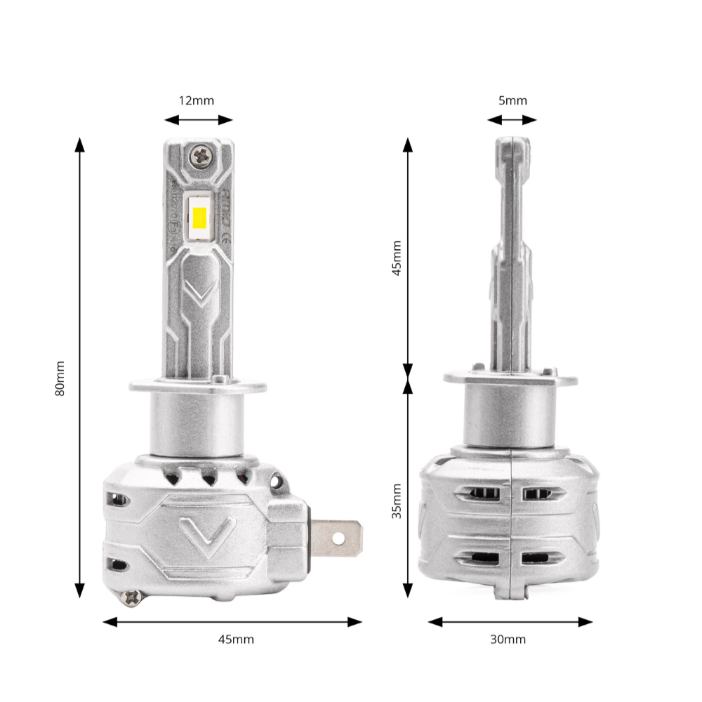 AMiO LED Headlights X2 Series H1 02970