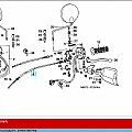 Γνήσια ντίζα συμπλέκτη HONDA VARADERO XL1000V 03-11