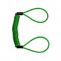 Disc lock reminder cable Zovii Green Fluo