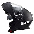 STR Misano Flip-Up Matt Black