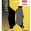 Motorcycle Brake pads SBS 674HF FA209-FA209/2 STD RR