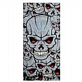 Modeka Skulls Grey Neck Tube