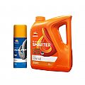 Πακέτο Repsol Smarter Ημι-συνθετικό 10W-40 Μαζί Με Λιπαντικό Σπρέι Αλυσίδας