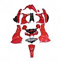 Σετ Κουστούμι Πλαστικά Κόκκινο Για Yamaha Crypton R-115