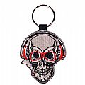 Μπρελόκ Κλειδιών Skull DJ Υφασμάτινο