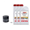 Service packet 3 Oils, Oil filter genuine & wosser oil cap HONDA  XLV700 TRANSALP