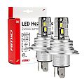 Λάμπες LED H4 Set AMIO H-SERIES 9>18V 42W 6500K 3600lm