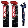 Motul Chain Care Kit With Motul Chain Brush