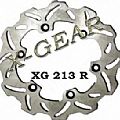 Δισκόπλακα πίσω X-GEAR KAWASAKI GPZ 900 R 90-03 / GPX 600 R WARBIRD 86-96