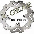 Δισκόπλακα πίσω X-GEAR HONDA VFR 750 F (RC36) 94-97 / VFR 800 FI 98-08