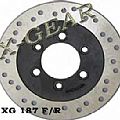 Δισκόπλακα εμπρός και πίσω PEUGEOT LOOXOR 50 01-06 / LOOXOR 100 01-05