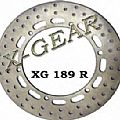 Δισκόπλακα πίσω X-GEAR  HONDA ST 1100 PAN EUROPEAN 89-94 / VTX 1800 02-08