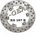 Δισκόπλακα πίσω X-GEAR HUSQVARNA 125 CR 92-99 / CR-WR 250 -(320MM) 95-99