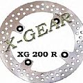 Δισκόπλακα πίσω X-GEAR HUSQVARNA CR 125 00-09 / HUSQVARNA WR 360 00-04