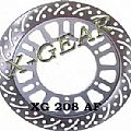 Δισκόπλακα εμπρός X-GEAR KTM EGS 400 LC-4 96-99 / LC-E 640 ENDURO ADVENTURE 97-04