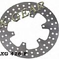 Δισκόπλακα εμπρός X-GEAR APRILIA RED ROSE 50 '89 / MALAGUTI CIAK 100 99-03