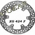 Δισκόπλακα εμπρός X-GEAR BENELLI VELVET 125 99-04 / PIAGGIO FREE 100 '02