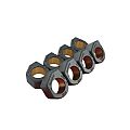 Dr Pulley Rollers 26x15 8pc