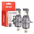 Λάμπες LED Set AMIO H4 12V 60W 6.000K 5.600lm (2 Pcs )